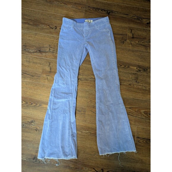 Free People Pants - Free People Pull On Corduroy Flare Pants Size 25 Lavender Purple